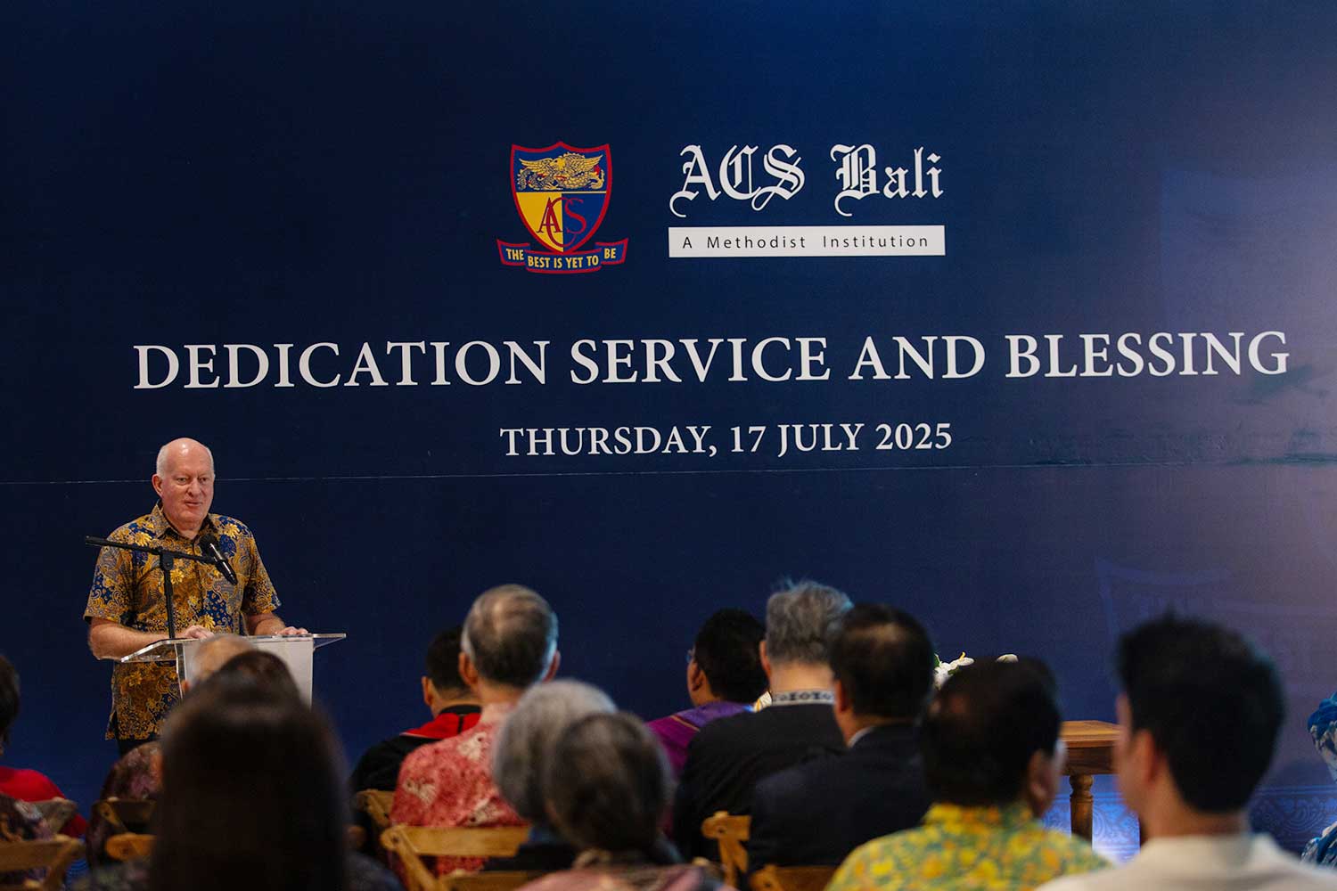 Dedication and Blessing of ACS Bali